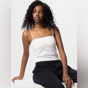 Uniqlo AIRism Cotton Cropped Bra Tube Top